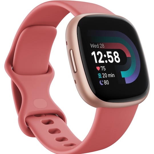 Fitbit Versa 4 smartklokke (Pink Sand / Copper Rose)
