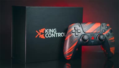 King PS5 trådløs kontroller modell 3 (rage)