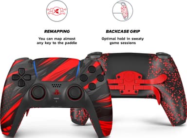 King PS5 trådløs kontroller modell 3 (rage)