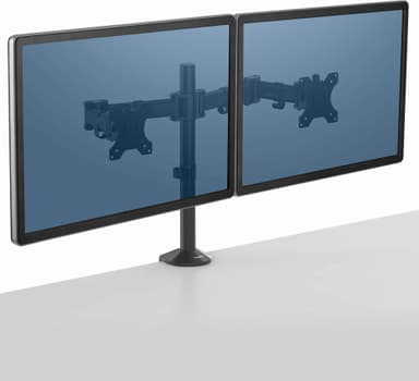 Fellowes Reflex dobbel skjermholder (sort)
