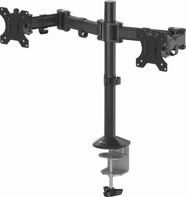Fellowes Reflex dobbel skjermholder (sort)