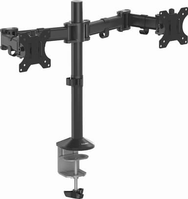 Fellowes Reflex dobbel skjermholder (sort)