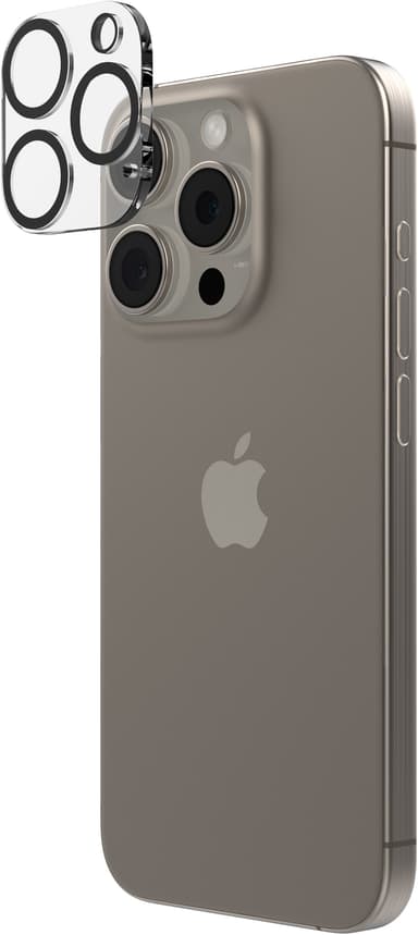ZAGG InvisibleShield iPhone 15 Pro/Pro Max Linsebeskyttelse Glass Elite Camera Lens Protector