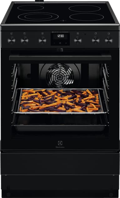 Electrolux Komfyr LKR66040NK (Matt Sort)