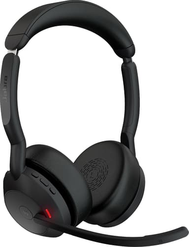 Jabra Evolve2 55 MS Teams USB-A hodetelefoner (sort)