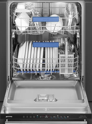 Smeg oppvaskmaskin STX325BLLC (rustfritt stål)