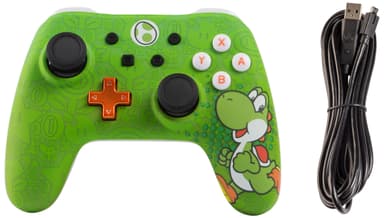 PowerA Nintendo Switch kontroll Yoshi-utgave