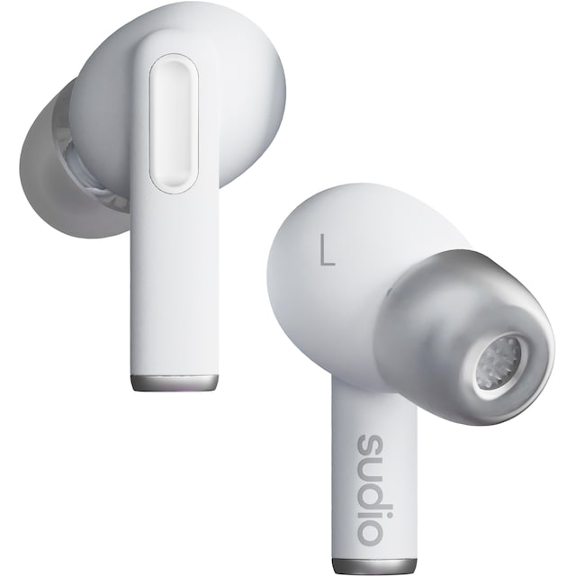 Sudio A1 Pro helt trådløse in-ear hodetelefoner (hvit)