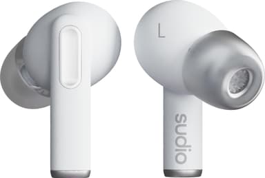 Sudio A1 Pro helt trådløse in-ear hodetelefoner (hvit)