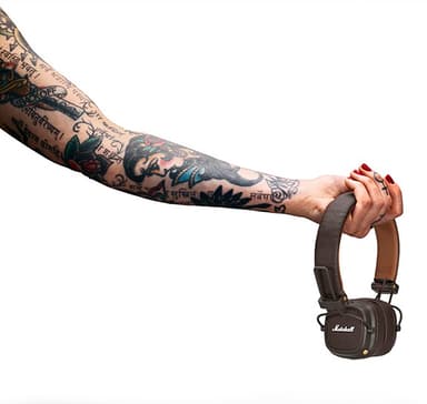 Marshall Major III trådløse on-ear hodetelefoner (brun)
