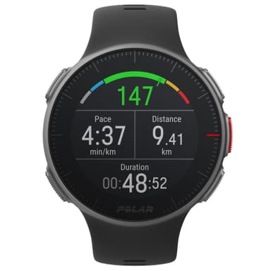 Polar Vantage V HR multitreningsklokke (sort)