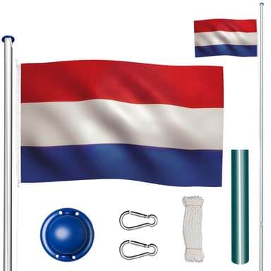 Aluminium flaggstang - Nederland