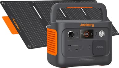 Jackery Explorer 300 Plus strømstasjon & SolarSaga 40W solcellepanel