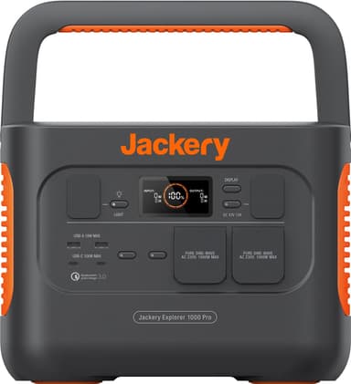 Jackery Explorer 1000 Pro strømstasjon