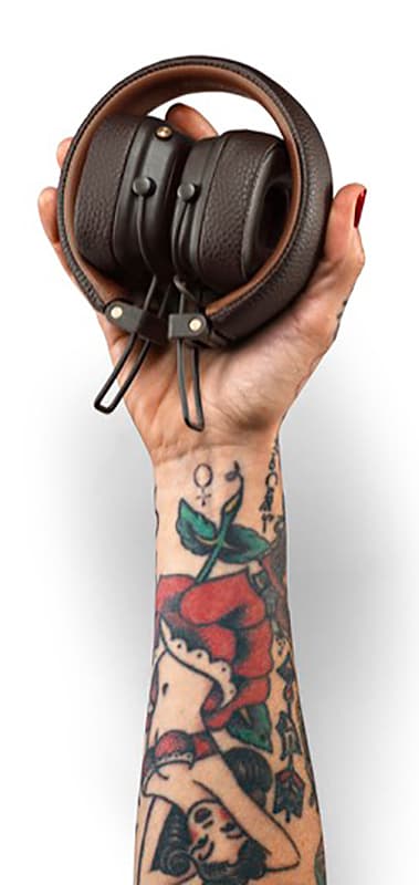 Marshall Major III trådløse on-ear hodetelefoner (brun)
