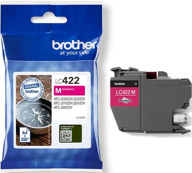 Brother LC422 blekkpatron (magenta)