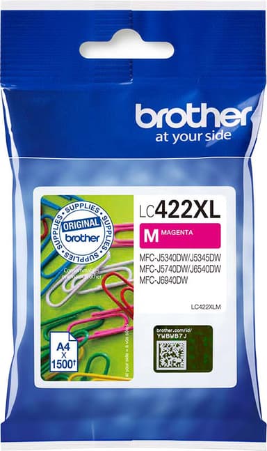 Brother LC422XL blekkpatron (magenta)
