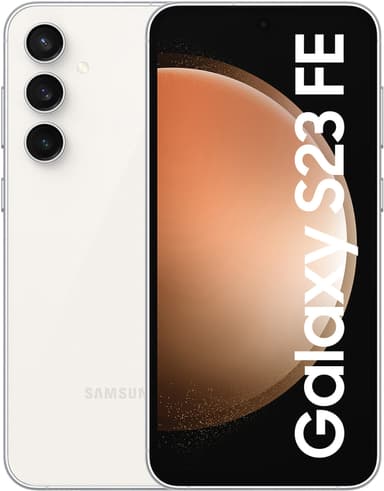 Samsung Galaxy S23 FE 5G smarttelefon 8/256GB Kremhvit