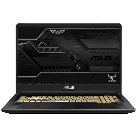 Asus TUF Gaming FX705 17,3" bærbar gaming-PC (gullstål)