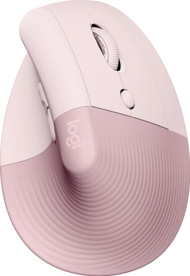 Logitech Lift Vertical trådløs mus (rose)