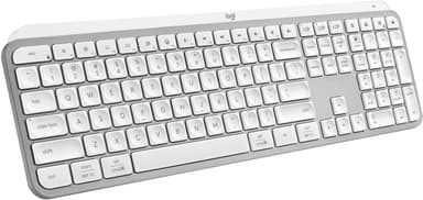 Logitech MX Keys S trådløst tastatur (lys grå)