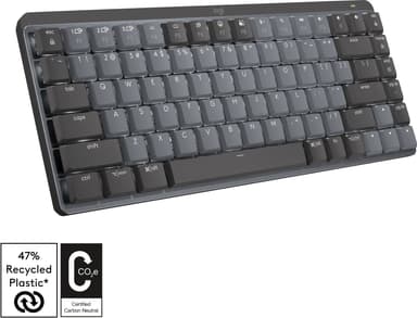 Logitech MX Mechanical Mini trådløst tastatur (grafitt)