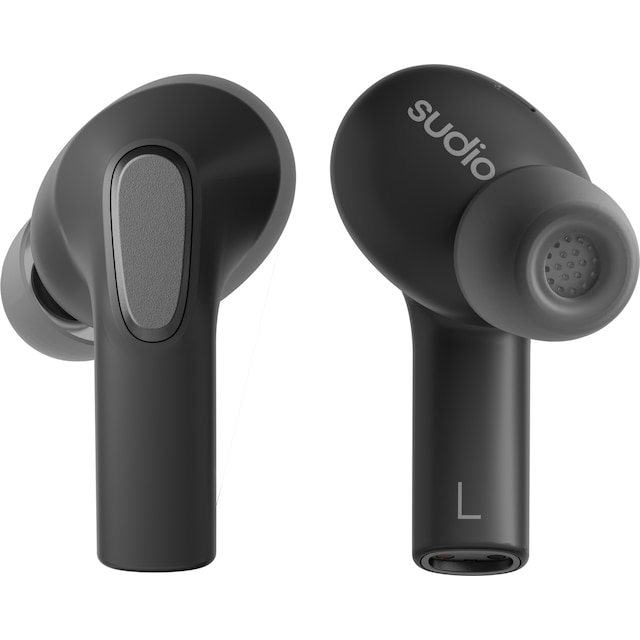 Sudio E3 helt trådløse in-ear hodetelefoner (sort)