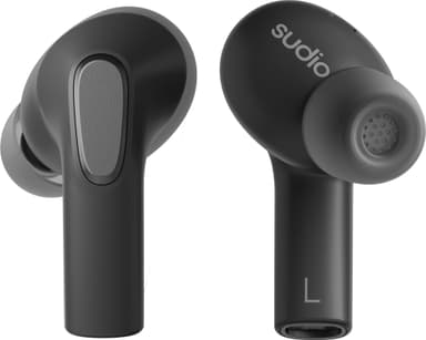 Sudio E3 helt trådløse in-ear hodetelefoner (sort)