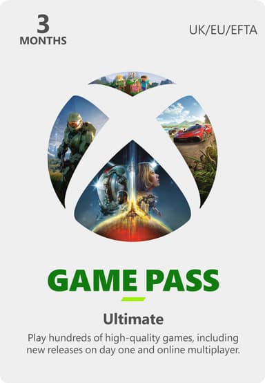 Xbox Game Pass Ultimate 3 måneders abonnement - XBOX One, PC Windows