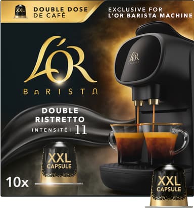 L'Or Barista Double Ristretto intensitet 11 kaffekapsler (10-pk)
