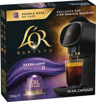 L’Or Barista Extra Long intensitet 8 kaffekapsler (10-pk)