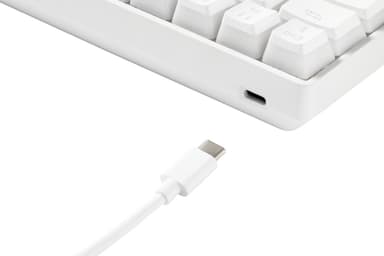 Deltaco WK90 gamingtastatur (hvit)
