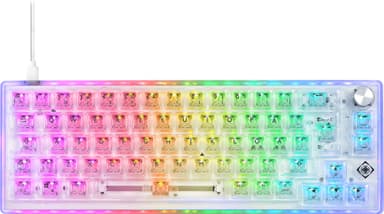 Deltaco DK460 gamingtastatur (gjennomsiktig)