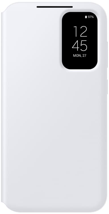 Samsung Galaxy S23 FE Smart View lommebokdeksel (hvit)