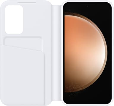 Samsung Galaxy S23 FE Smart View lommebokdeksel (hvit)