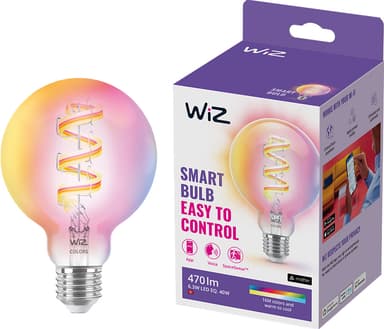 Wiz Connected Full Colour Wi-Fi BLE LED pære 6,3W E27