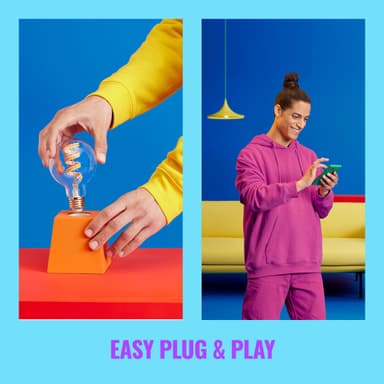 Wiz Connected Full Colour Wi-Fi BLE LED pære 6,3W E27