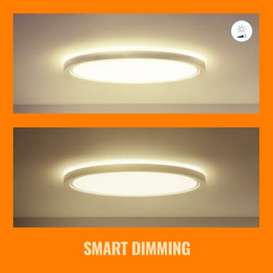 WiZ SuperSlim taklampe 22W RGB (hvit)