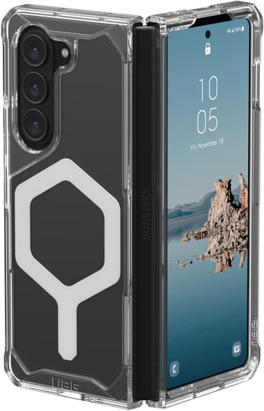 UAG Plyo Pro Samsung Galaxy Z Fold 5 deksel (gjennomsiktig/sølv)
