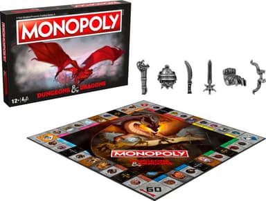 Monopoly Dungeons and Dragons brettspill