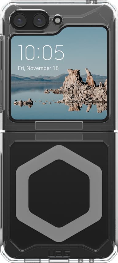 UAG Plyo Pro Samsung Galaxy Z Flip 5 deksel (gjennomsiktig/sølv)