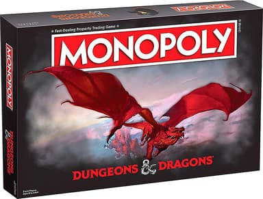 Monopoly Dungeons and Dragons brettspill