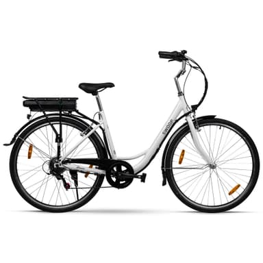 Swoop Elektrisk Sykkel Klassisk, Dame 28 Hvit