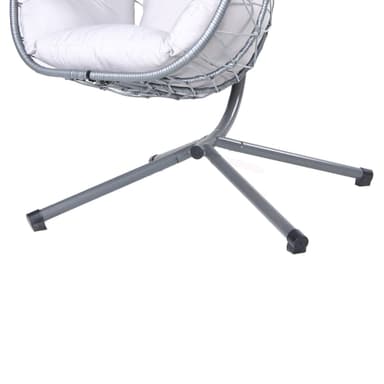 Lykke Hengestol Egg Chair, grå