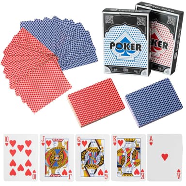 Pokersett - sølv,500 deler