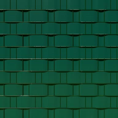 Pvc gjerde strimmel - 35 m,grønn