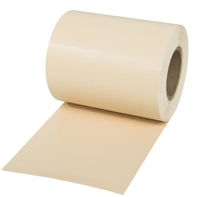 Pvc gjerde strimmel - 35 m,krem