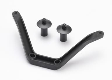 TRX-6715 Body mount (1)/ body mount post (2) (f)