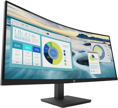 HP P34hc G4 WQHD 34” buet skjerm (sort)