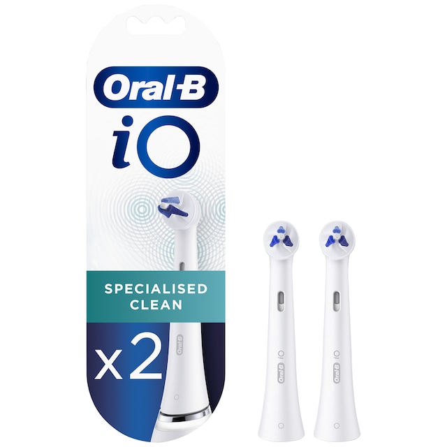 Oral-B iO spesialiserte erstatningsbørstehoder 416654 (2-pk)